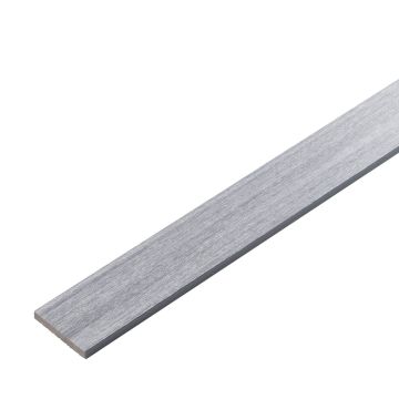 WPC Flachleiste Premium Light Gray 70x10 mm - 2,9 m