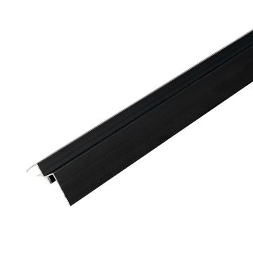 Aluminium-Inneneckprofil 4,5 mm für Wandpaneele Schwarz Matt – 2,9 m