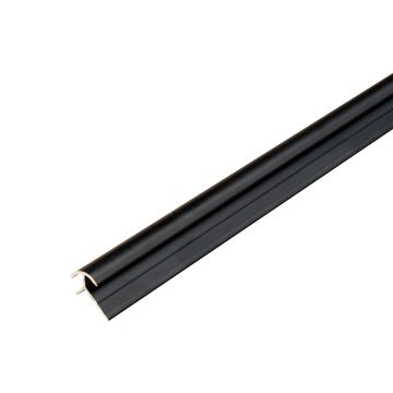 Aluminium-Außeneckprofil 3,5 mm für Wandpaneele Schwarz Matt – 2,9 m