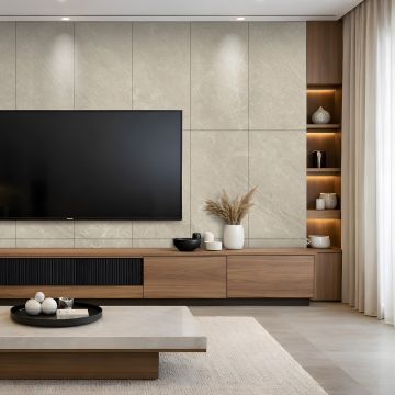 SPC Wandpaneel Stein Monreale Beige Matt 60 x 120 cm 4 mm