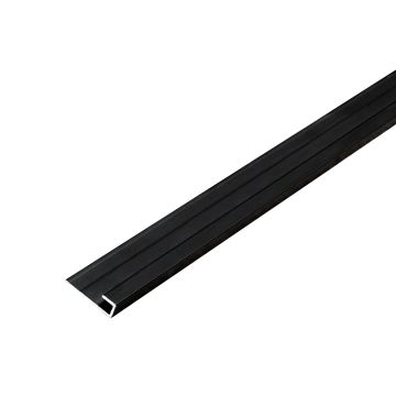 Aluminium-Abschlussprofil 3,5 mm für Wandpaneele Schwarz Matt – 2,9 m