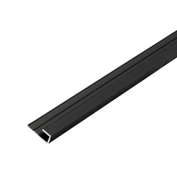 Aluminium-Abschlussprofil 4,5 mm für Wandpaneele Schwarz Matt – 2,9 m