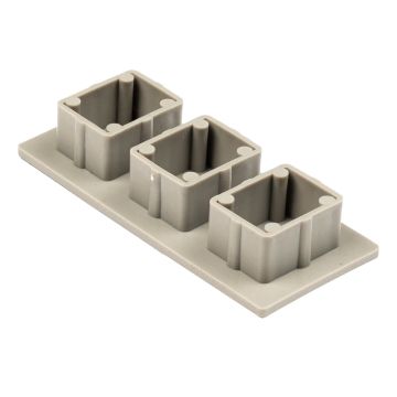 Endkappe für Lamellenprofil Dekorativ Premium Antique 9 x 4 cm