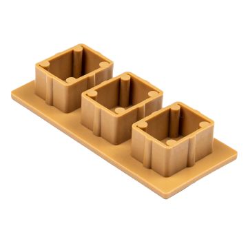 Endkappe für Lamellenprofil Dekorativ Premium Winchester-Eiche 9 x 4 cm