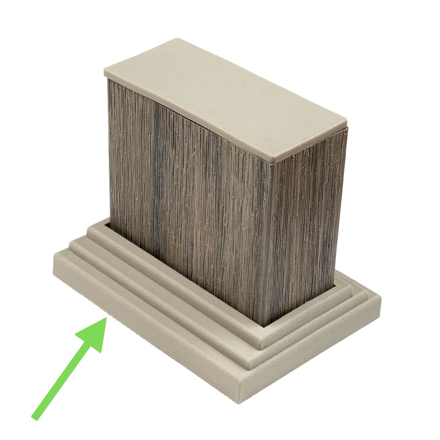 Befestigungselement für Lamellenprofil Dekorativ Premium Antique 9 x 4 cm