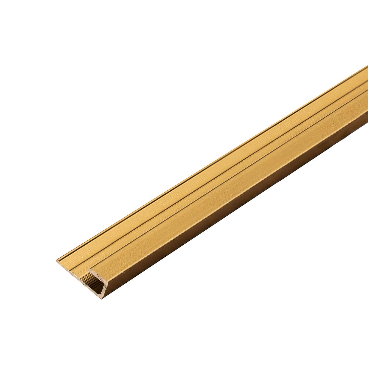 Aluminium-Abschlussprofil 4,5 mm für Wandpaneele Goldene Matt – 2,9 m Aluminium-Abschlussprofil 4,5 mm für Wandpaneele Goldene Matt – 2,9 m