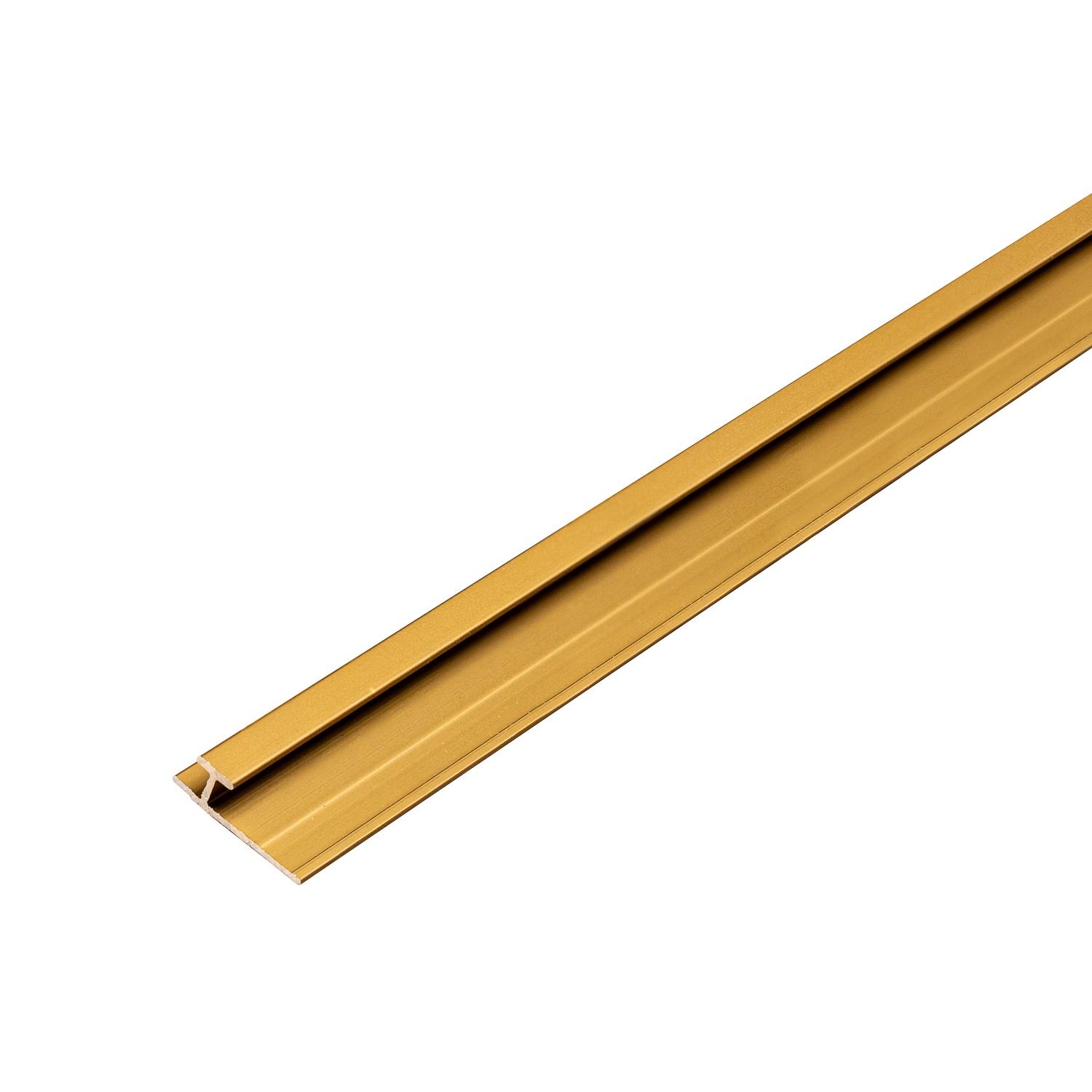 Aluminium-Verbindungsprofil 3,5 mm für Wandpaneele Goldene Matt – 2,9 m Aluminium-Verbindungsprofil 3,5 mm für Wandpaneele Goldene Matt – 2,9 m