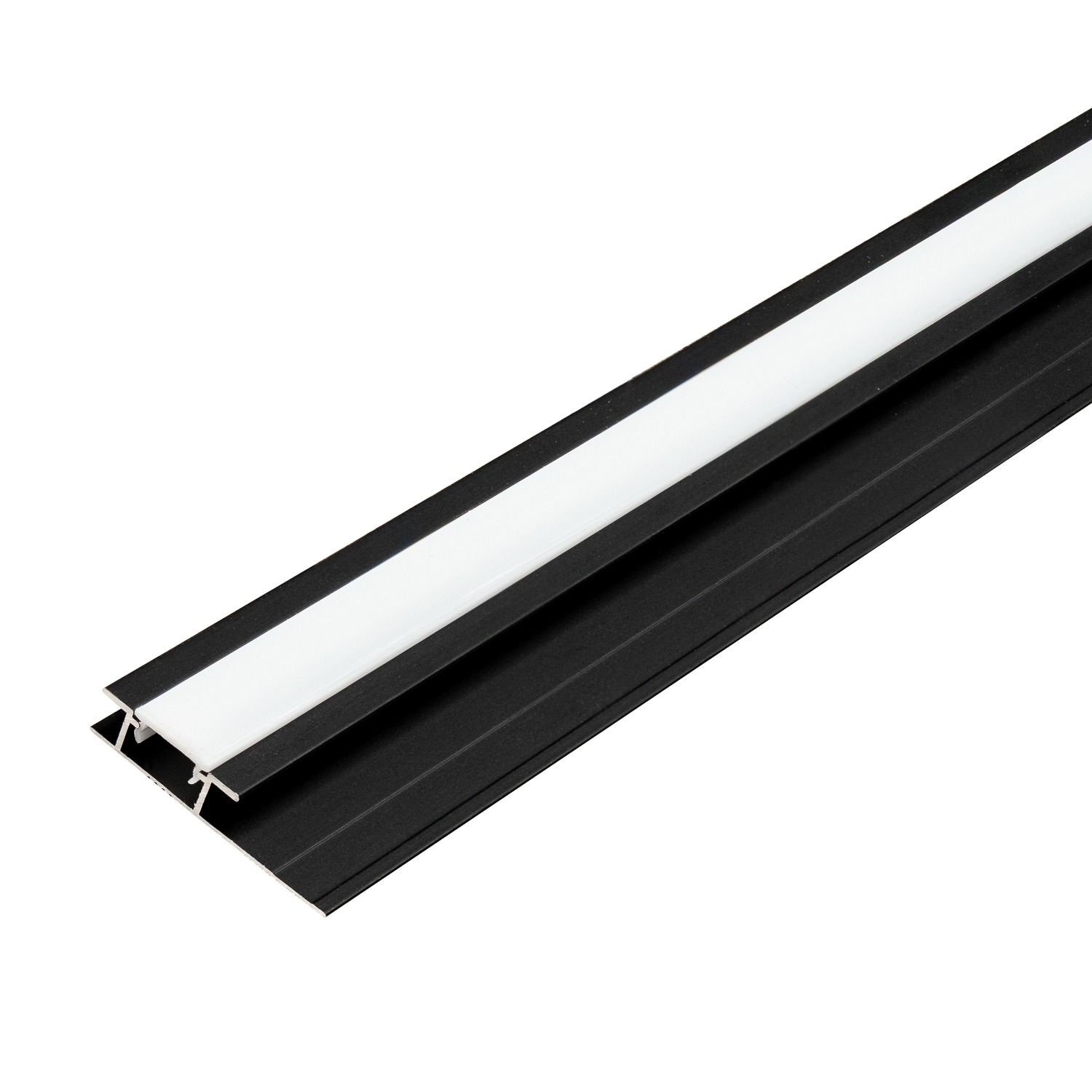 LED-Aluminium-Verbindungsprofil 4,5 mm für Wandpaneele Schwarz Matt – 2,9 m LED-Aluminium-Verbindungsprofil 4,5 mm für Wandpaneele Schwarz Matt – 2,9 m