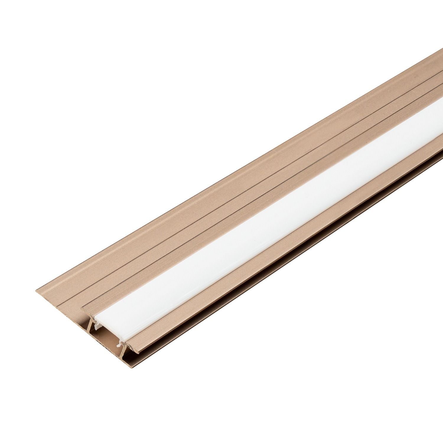 LED-Aluminium-Verbindungsprofil 4,5 mm für Wandpaneele Kupfer Matt – 2,9 m LED-Aluminium-Verbindungsprofil 4,5 mm für Wandpaneele Kupfer Matt – 2,9 m