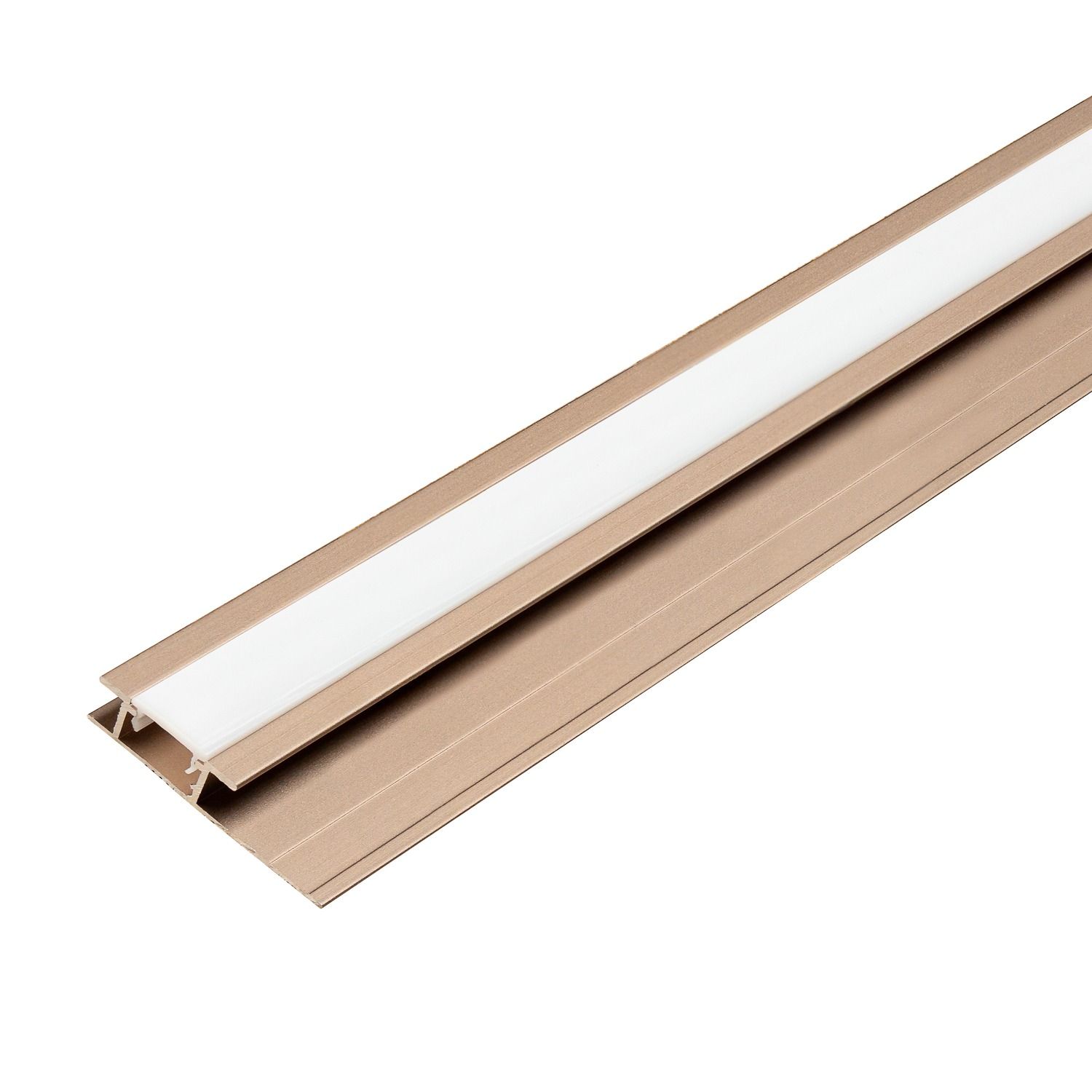 LED-Aluminium-Verbindungsprofil 4,5 mm für Wandpaneele Kupfer Matt – 2,9 m LED-Aluminium-Verbindungsprofil 4,5 mm für Wandpaneele Kupfer Matt – 2,9 m