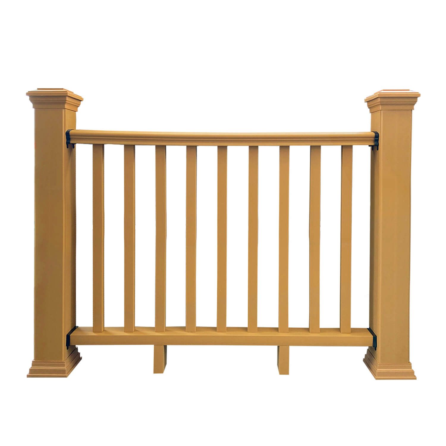 Balustrada kompozytowa Dąb Jasny 140 x 113 cm (1 słupek)