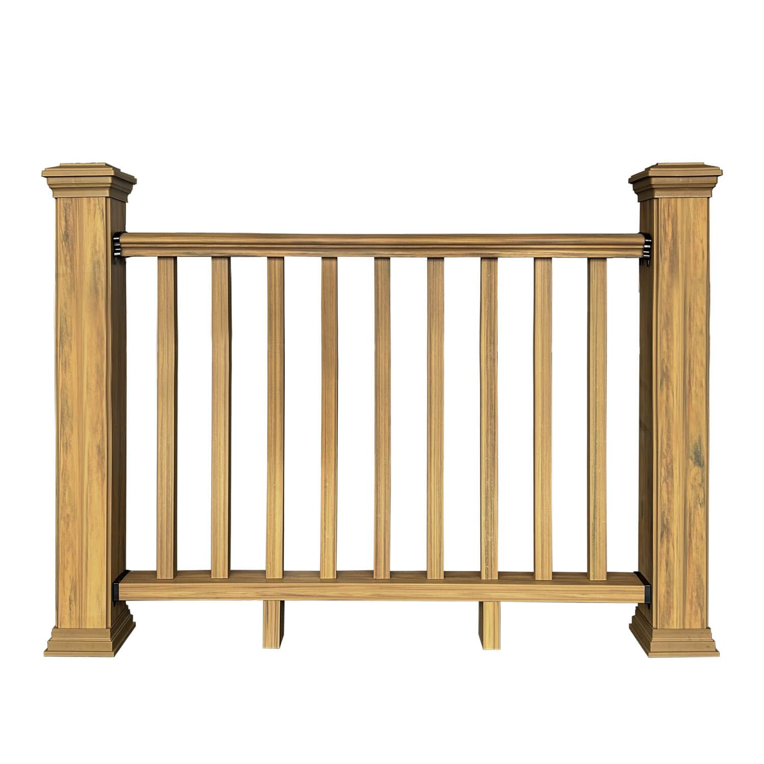 Balustrada kompozytowa Dąb Winchester 140 x 113 cm (1 słupek)