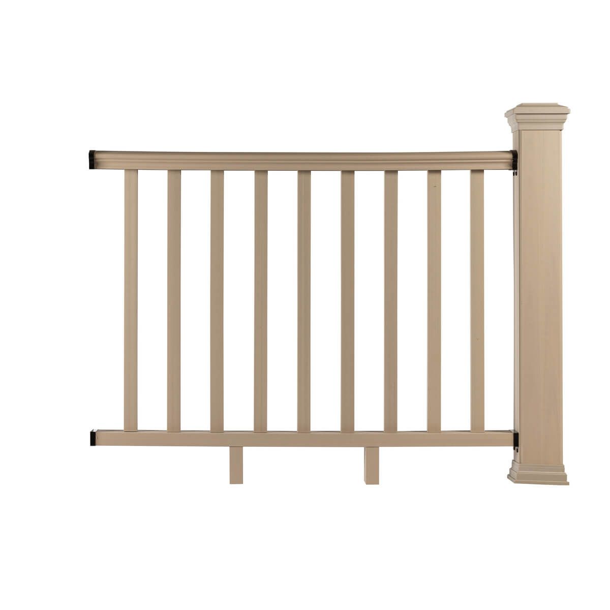 Balustrada kompozytowa Ecru 140 x 113 cm (1 słupek)