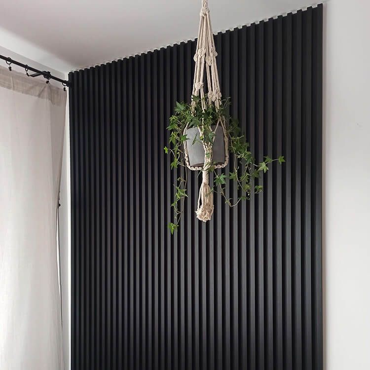 Lamele Ścienne Satyna Czarny – dł. 2,7 m