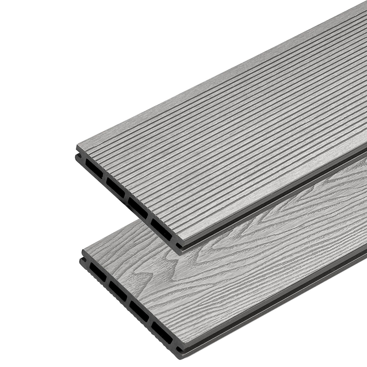 Deska Tarasowa Kompozytowa 3D Classic Ciepły Szary – dł. 3 m