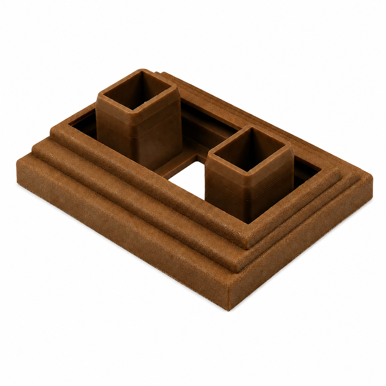 Befestigungselement für Lamellenprofil Dekorativ Premium Teak 9 x 4 cm Befestigungselement für Lamellenprofil Dekorativ Premium Teak 9 x 4 cm