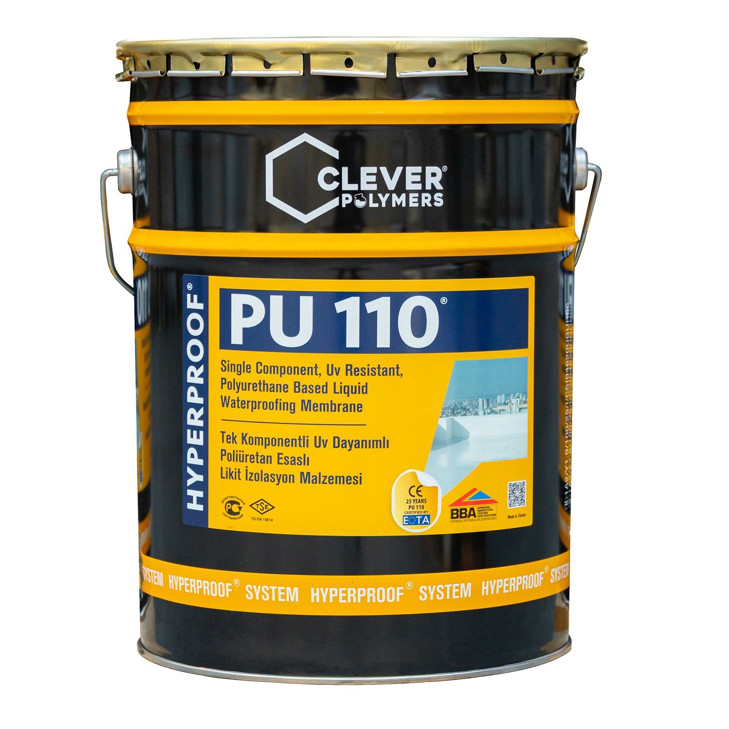 1K-Polyurethan-Abdichtung CLEVER PU110 – 25 kg 1K-Polyurethan-Abdichtung CLEVER PU110 – 25 kg