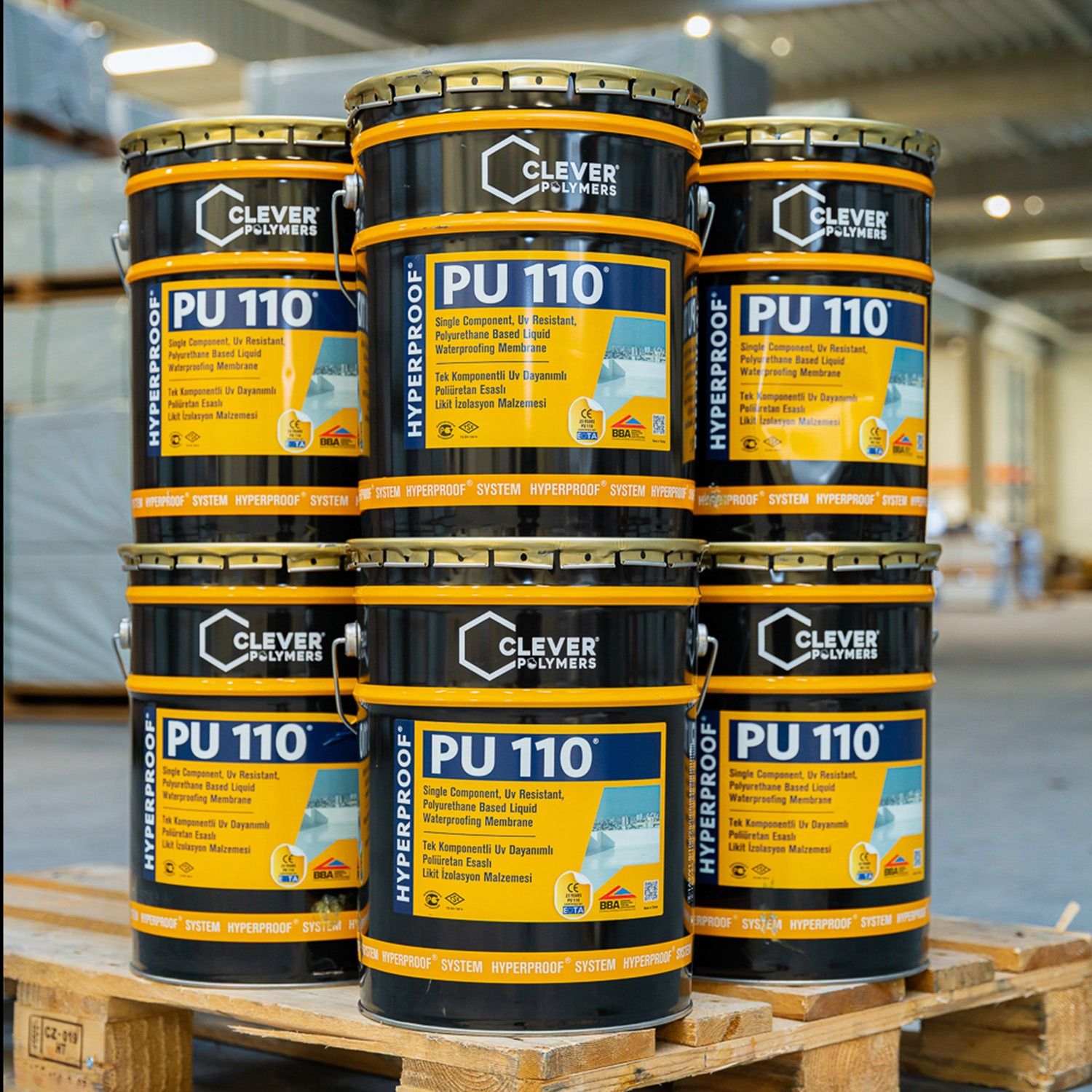 1K-Polyurethan-Abdichtung CLEVER PU110 – 25 kg 1K-Polyurethan-Abdichtung CLEVER PU110 – 25 kg