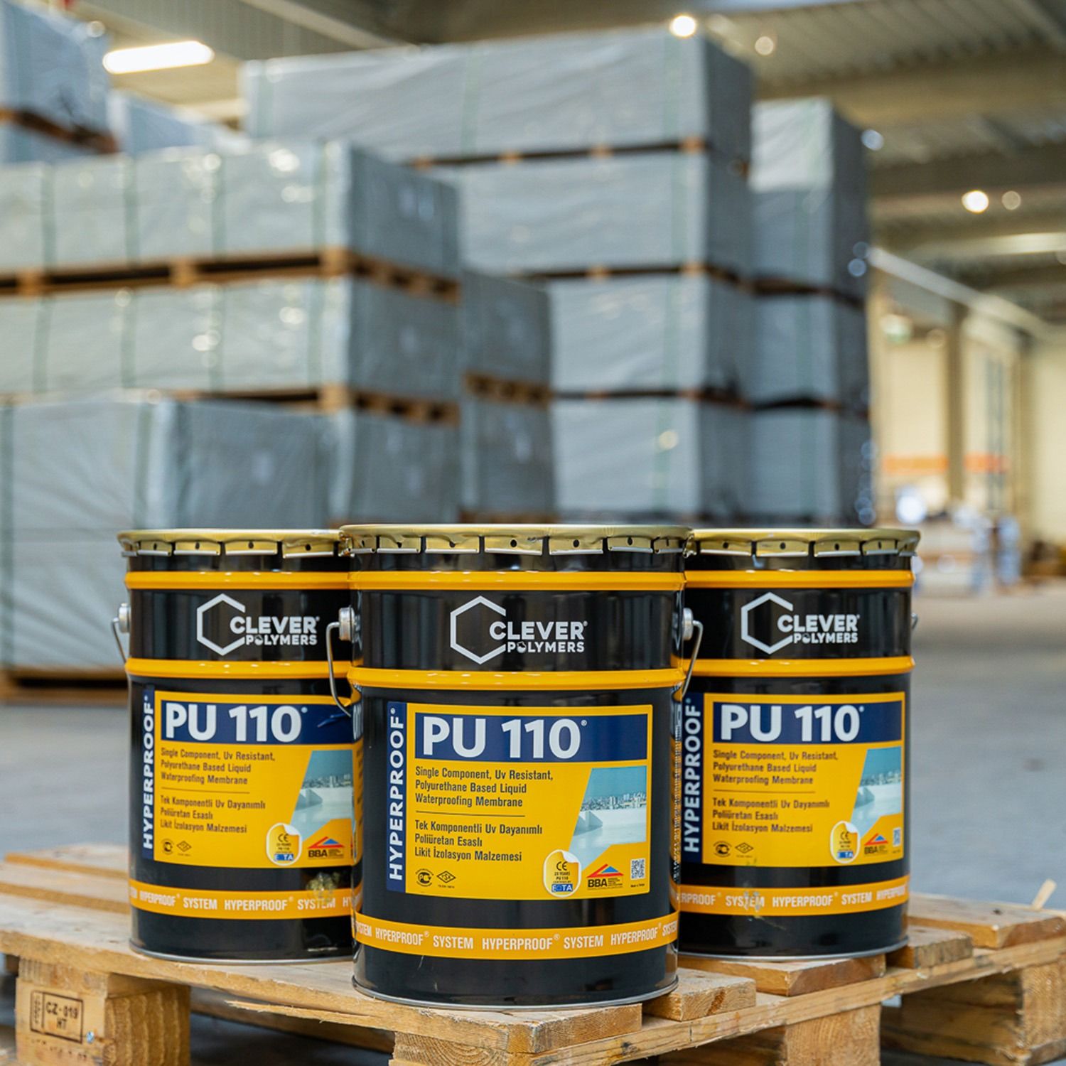 1K-Polyurethan-Abdichtung CLEVER PU110 – 25 kg 1K-Polyurethan-Abdichtung CLEVER PU110 – 25 kg