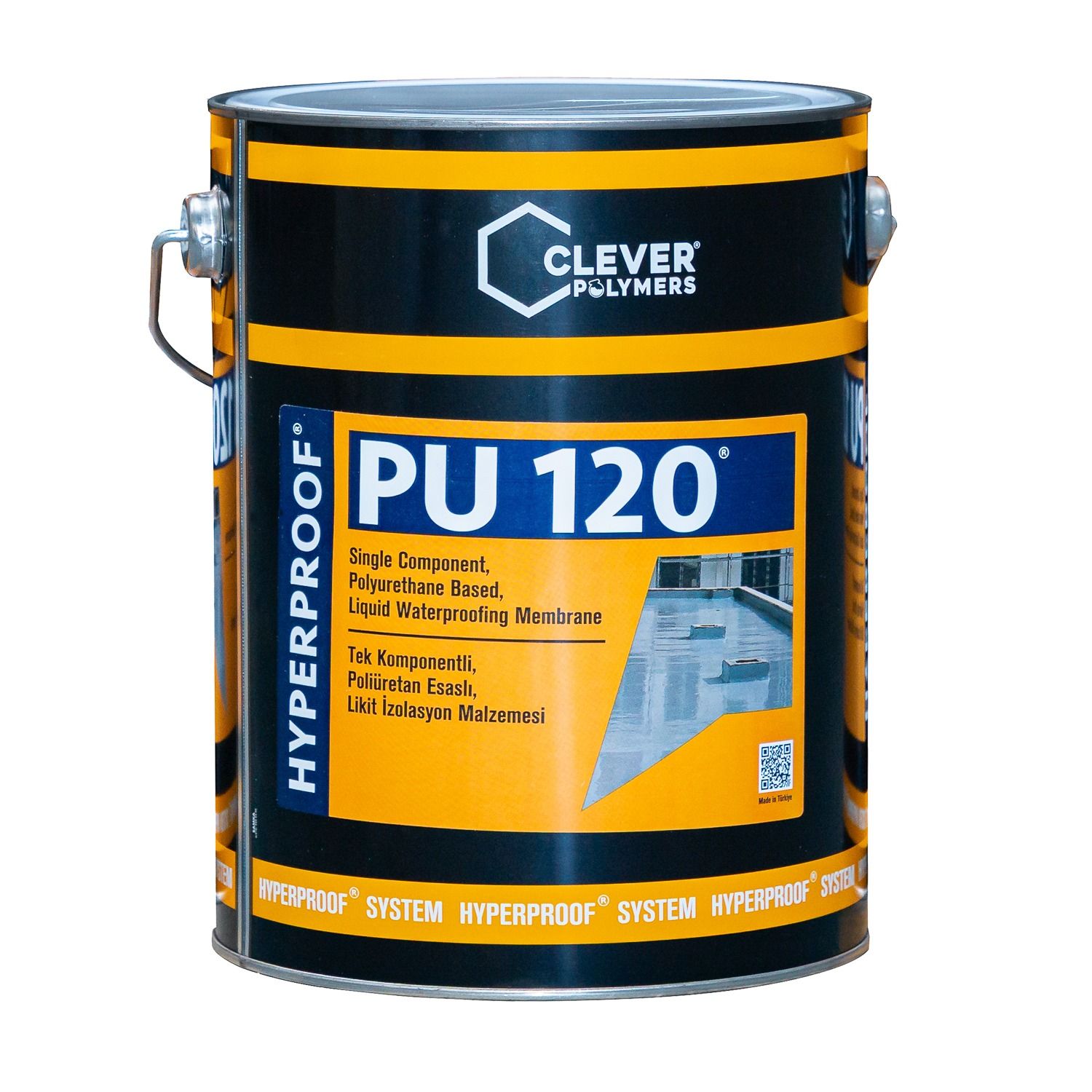 1K-Polyurethan-Abdichtung CLEVER PU120 – 5 kg 1K-Polyurethan-Abdichtung CLEVER PU120 – 5 kg