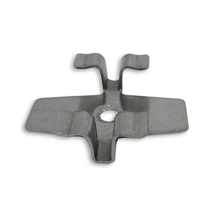 Klips montażowy ze stali nierdzewnej L-8 do deski Premium + wkręt – 100 szt.