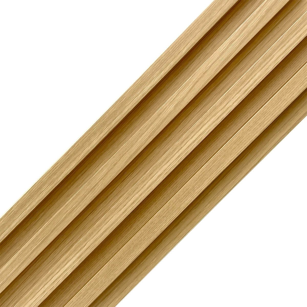 Lamele Ścienne Dekoracyjne Dąb Jasny 2,4 x 16,8 cm – dł. 2,7 m