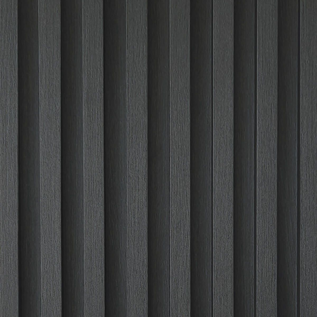 Lamele Ścienne Dekoracyjne Grafit 2,4 x 16,8 cm – dł. 2,7 m