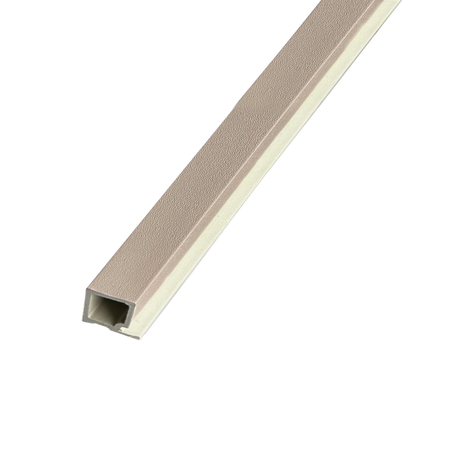 Listwa Lamelowa Startowa Coffee Brokat 2,4 x 2,4 cm – dł. 2,7 m