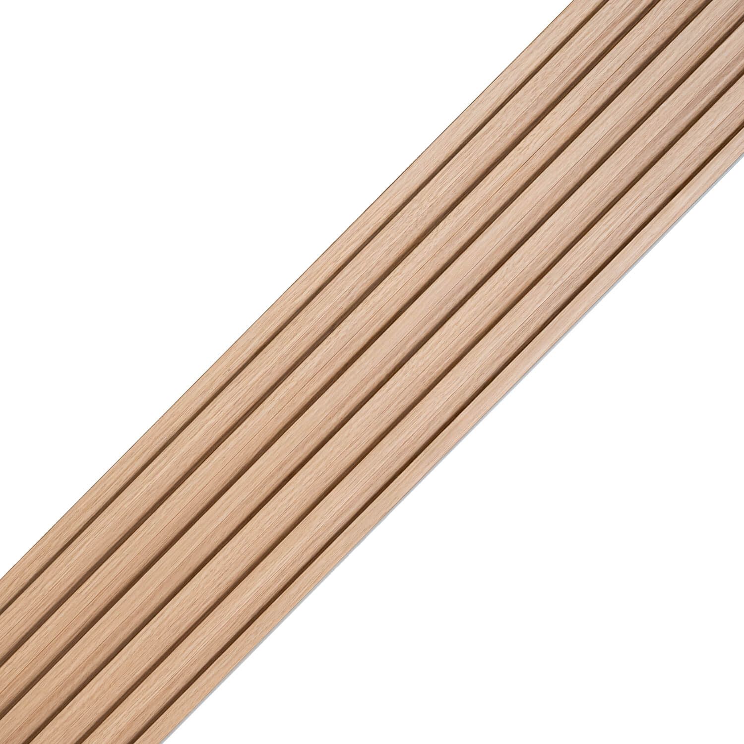 SPC Wandlamellen Niederprofil Natural Eiche Matt 1,2 x 15,5 cm – 2,8 m SPC Wandlamellen Niederprofil Natural Eiche Matt 1,2 x 15,5 cm – 2,8 m