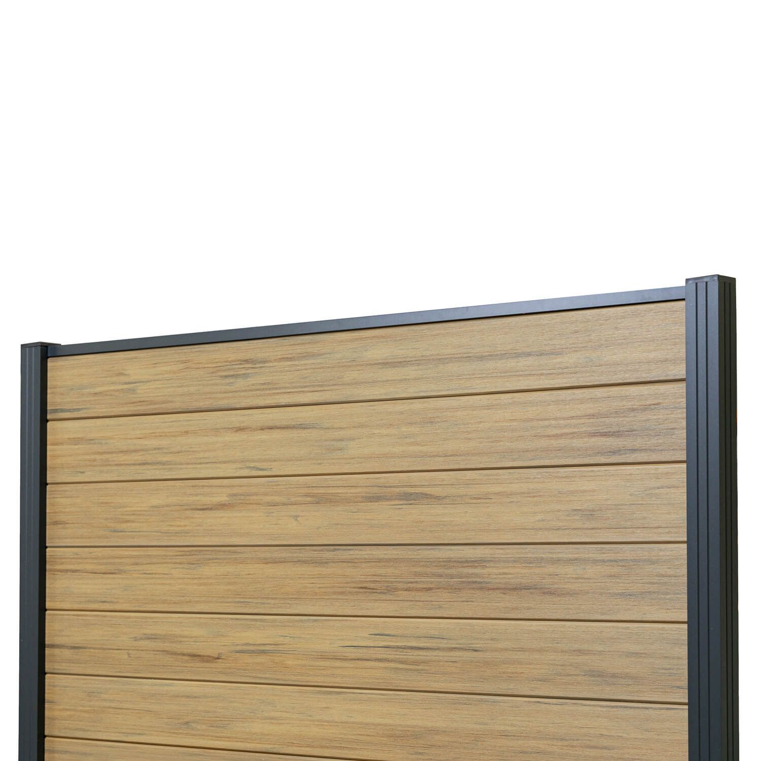 Panel ogrodzeniowy kompozytowy Premium Dąb Winchester – 1 słupek