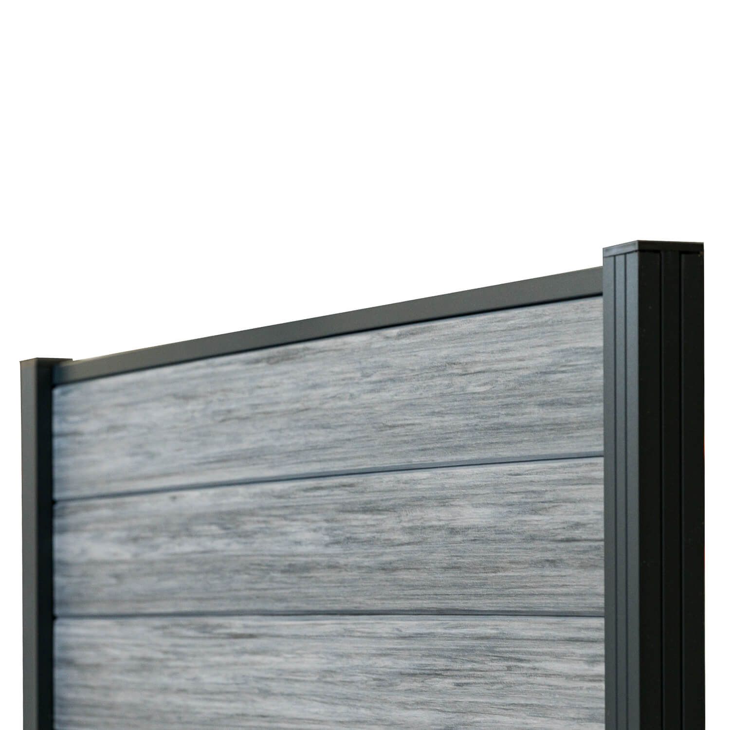 Panel ogrodzeniowy kompozytowy Premium Gray – 2 słupki Panel ogrodzeniowy kompozytowy Premium Gray – 2 słupki