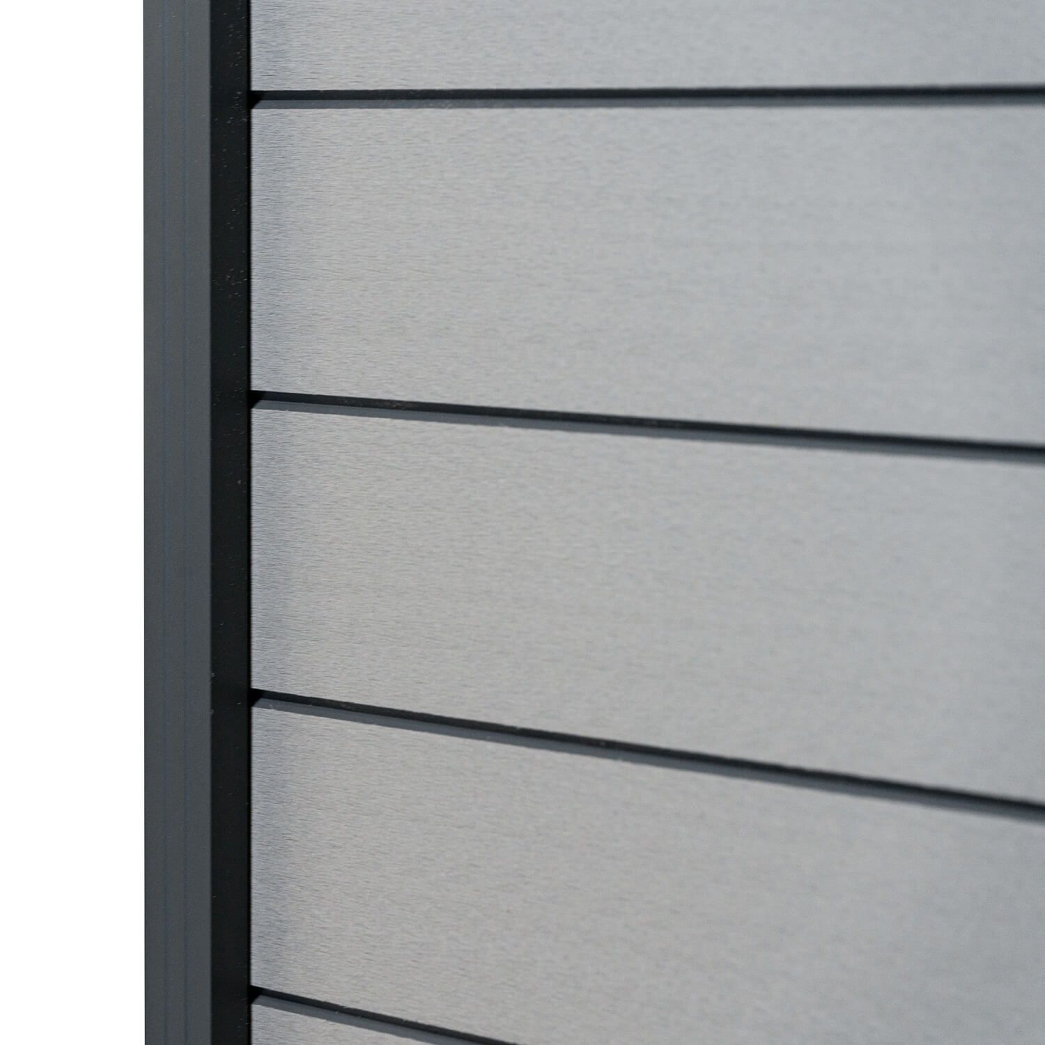 Standard WPC-Zaunpaneel Grau – 1 Pfosten Standard WPC-Zaunpaneel Grau – 1 Pfosten
