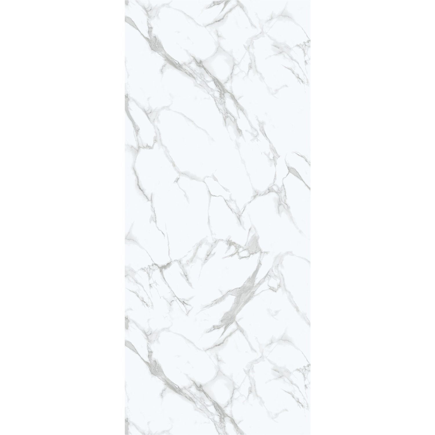 SPC Wandpaneel Marmor Calacatta Weiss Glänzend 120 x 280 cm 4 mm SPC Wandpaneel Marmor Calacatta Weiss Glänzend 120 x 280 cm 4 mm