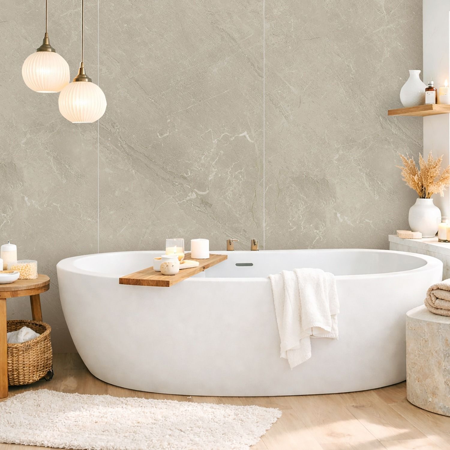 SPC Wandpaneel Stein Monreale Beige Matt 120 x 280 cm 4 mm SPC Wandpaneel Stein Monreale Beige Matt 120 x 280 cm 4 mm