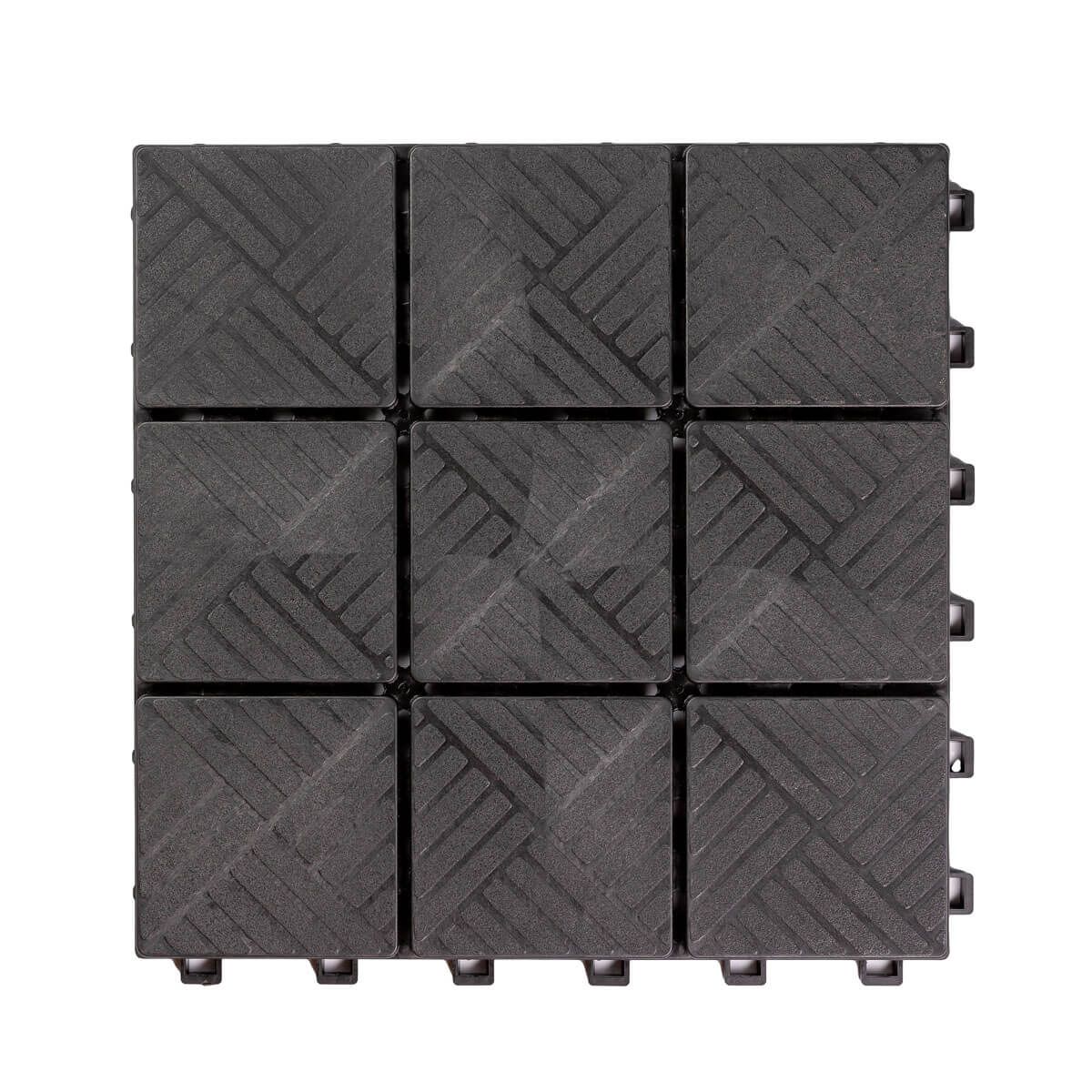 Płytka Ogrodowa Tarasowa Uni-Floor Kostka Antracyt 29 x 29 x 2 cm