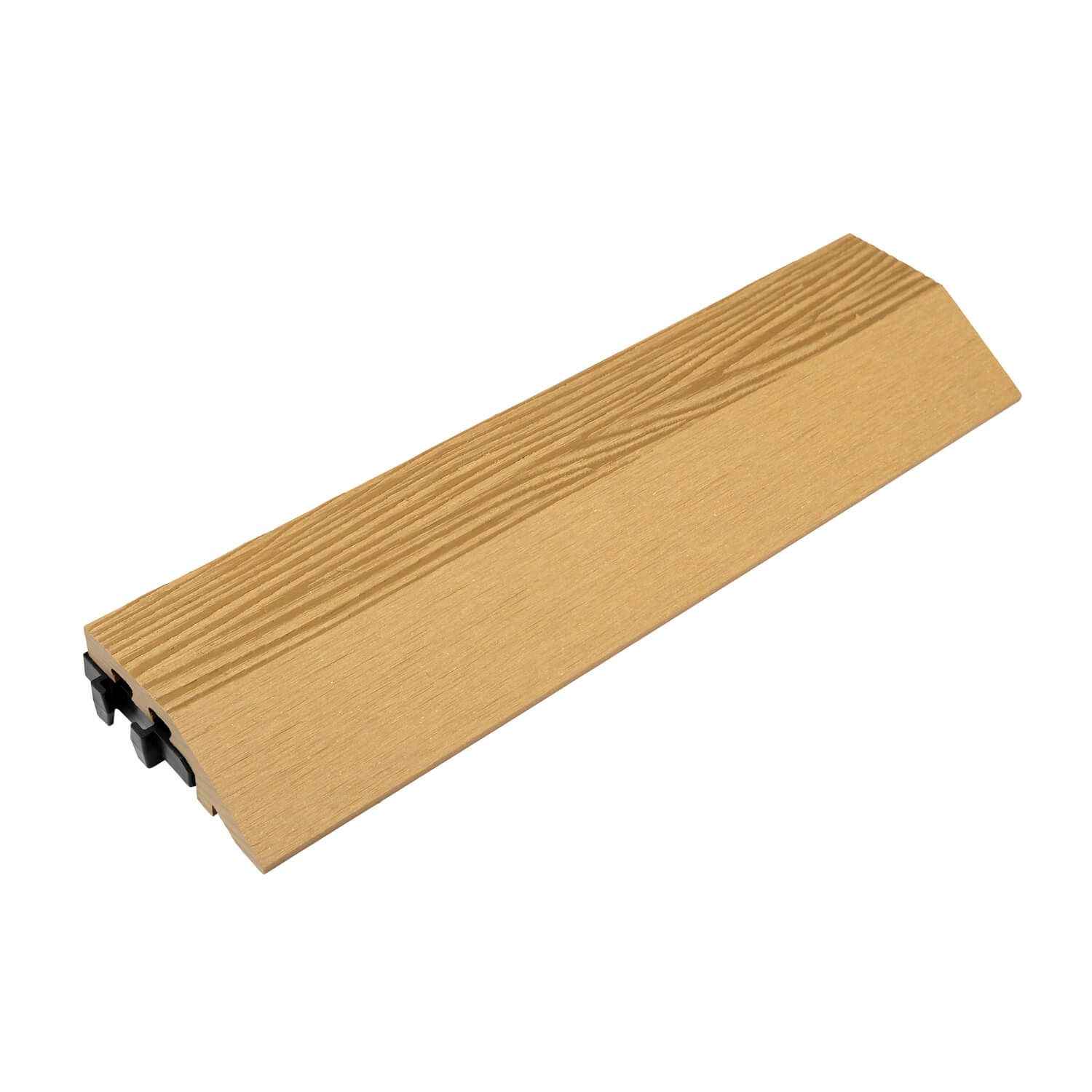 WPC Terrassenfliese 3D Seite Honig Teak WPC Terrassenfliese 3D Seite Honig Teak