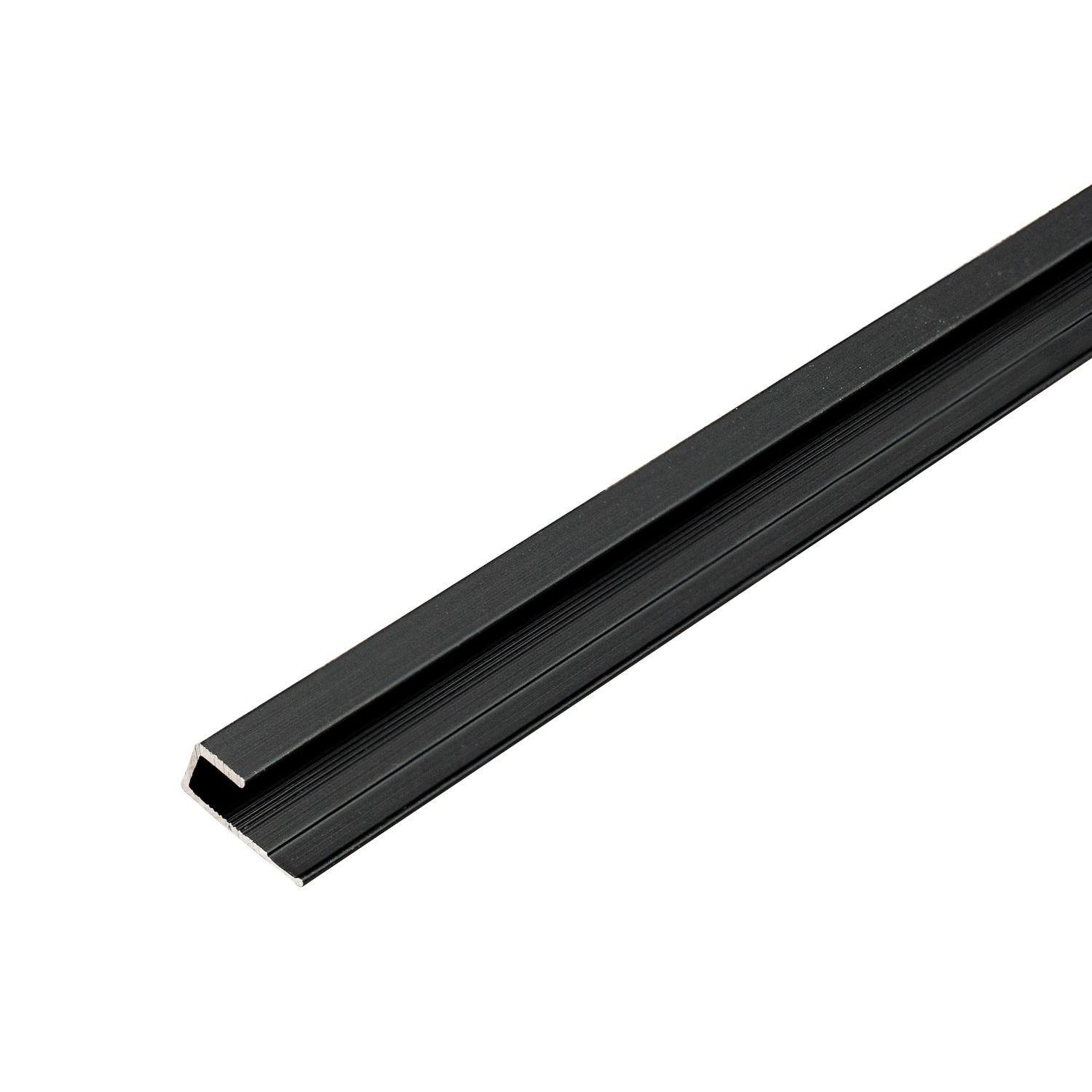 Aluminium-Abschlussprofil 4,5 mm für Wandpaneele Schwarz Matt – 2,9 m Aluminium-Abschlussprofil 4,5 mm für Wandpaneele Schwarz Matt – 2,9 m