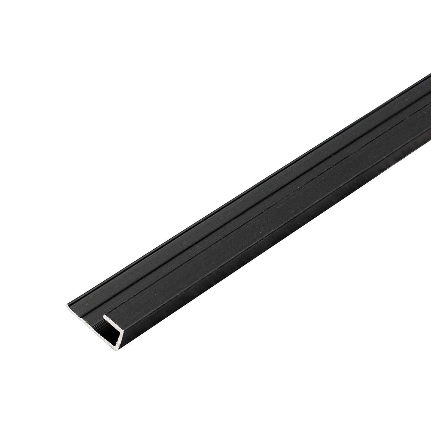 Aluminium-Abschlussprofil 4,5 mm für Wandpaneele Schwarz Matt – 2,9 m Aluminium-Abschlussprofil 4,5 mm für Wandpaneele Schwarz Matt – 2,9 m