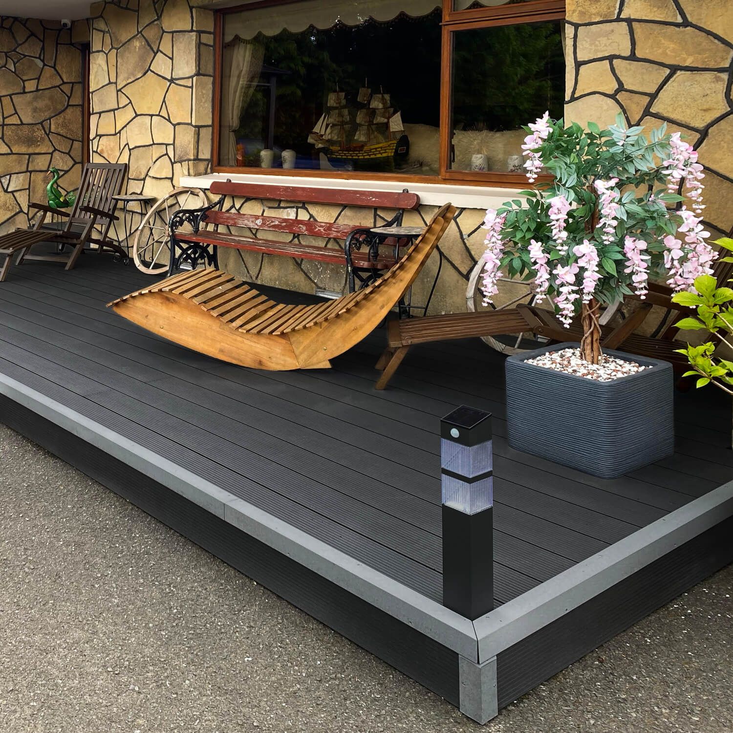 Deska Tarasowa Kompozytowa Standard 15 Antracyt – dł. 2,4 m