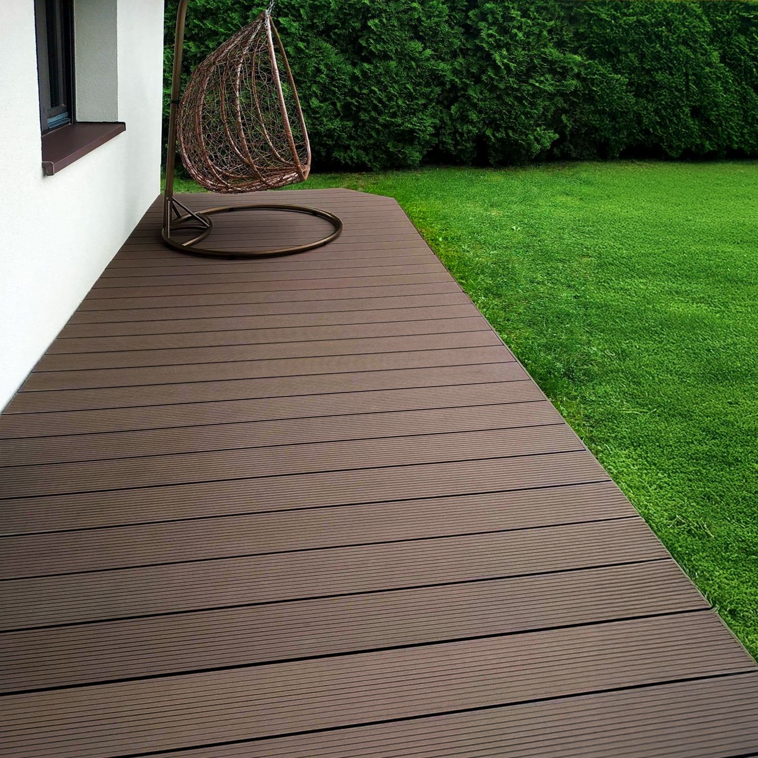 Deska Tarasowa Kompozytowa Standard 15 Brąz – dł. 3 m