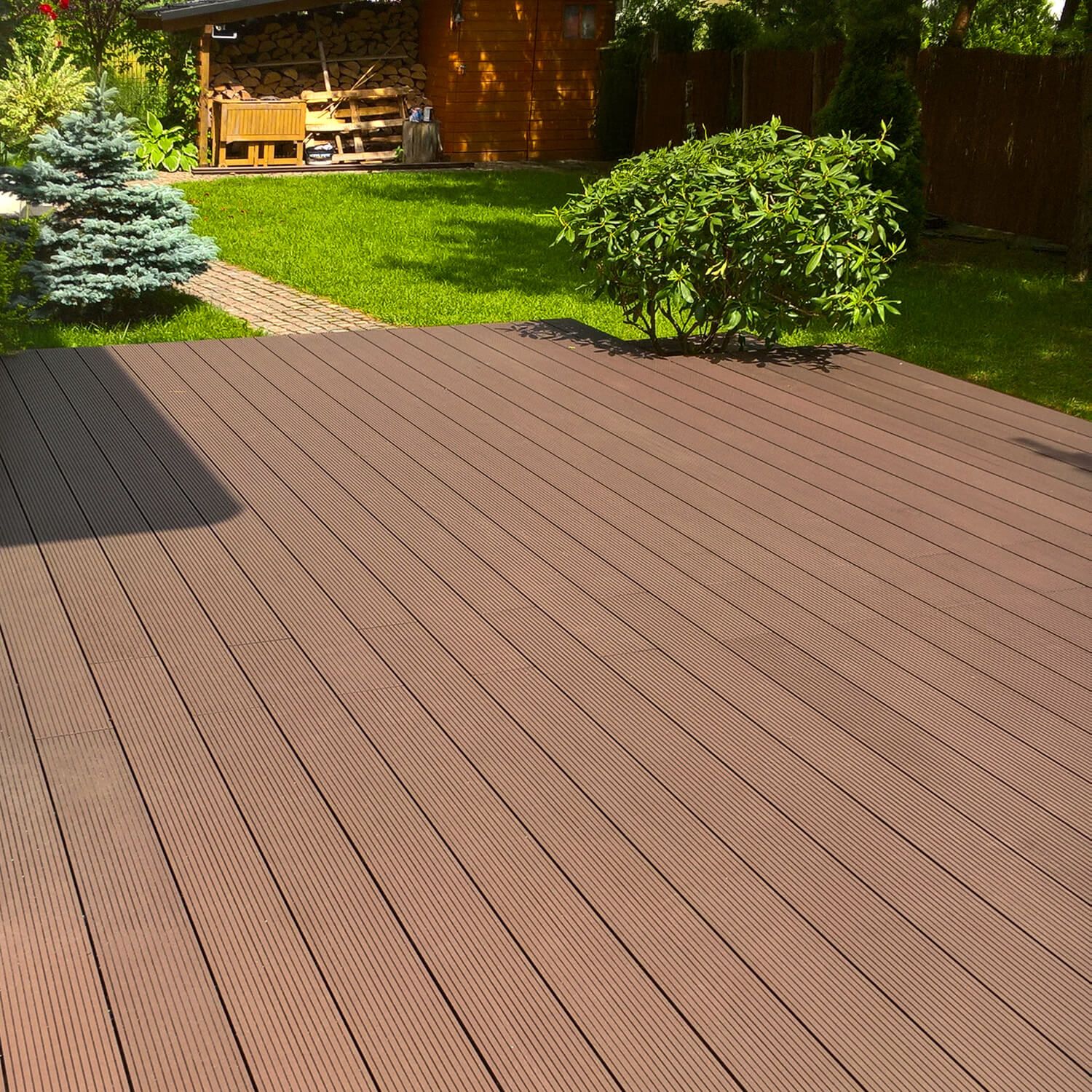 Deska Tarasowa Kompozytowa Standard 15 Brąz – dł. 3 m