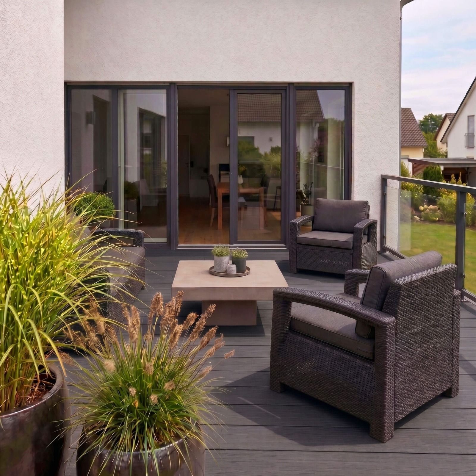 Solid XL WPC Terrassendiele Gray – 3 m