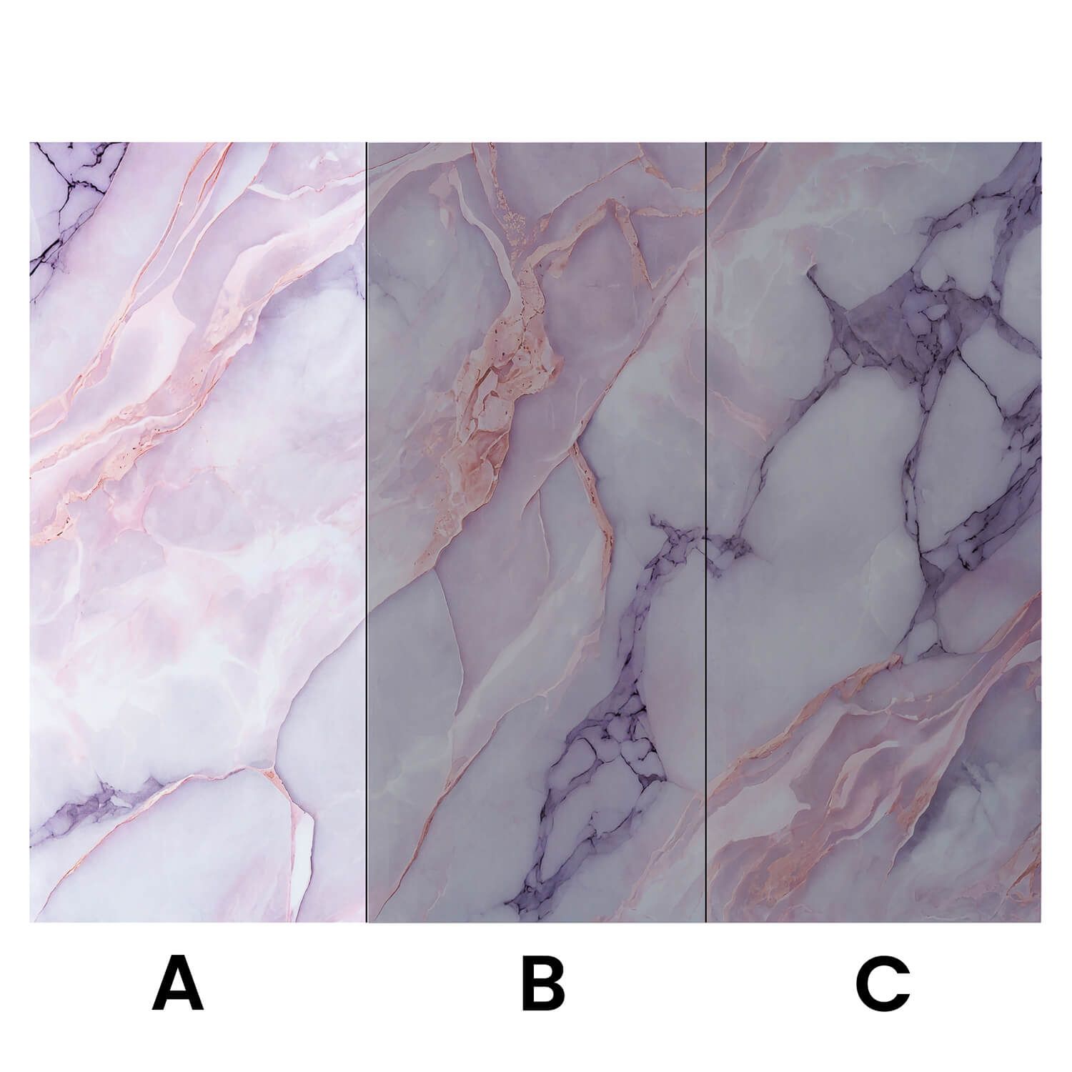 Wandpaneel XXL Statuario Rosa Glänzend 120 x 280 cm 3 mm (A) Wandpaneel XXL Statuario Rosa Glänzend 120 x 280 cm 3 mm (A)