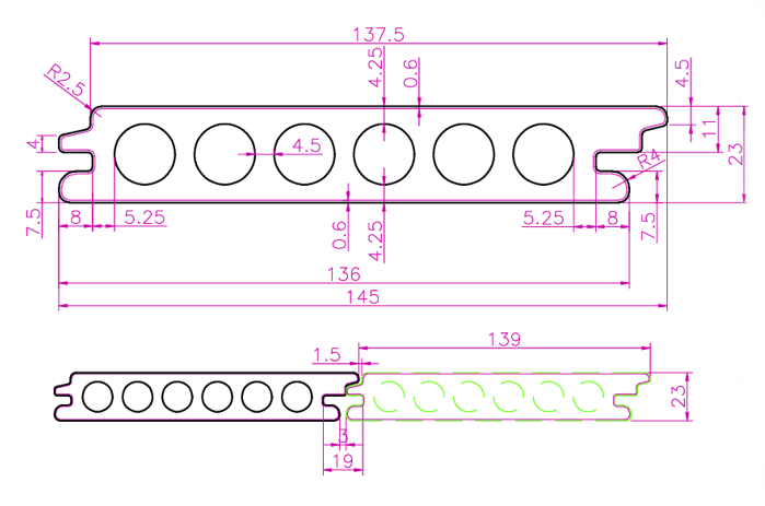 Solid Prestige Premium WPC Terrassendiele Antique - 3 m