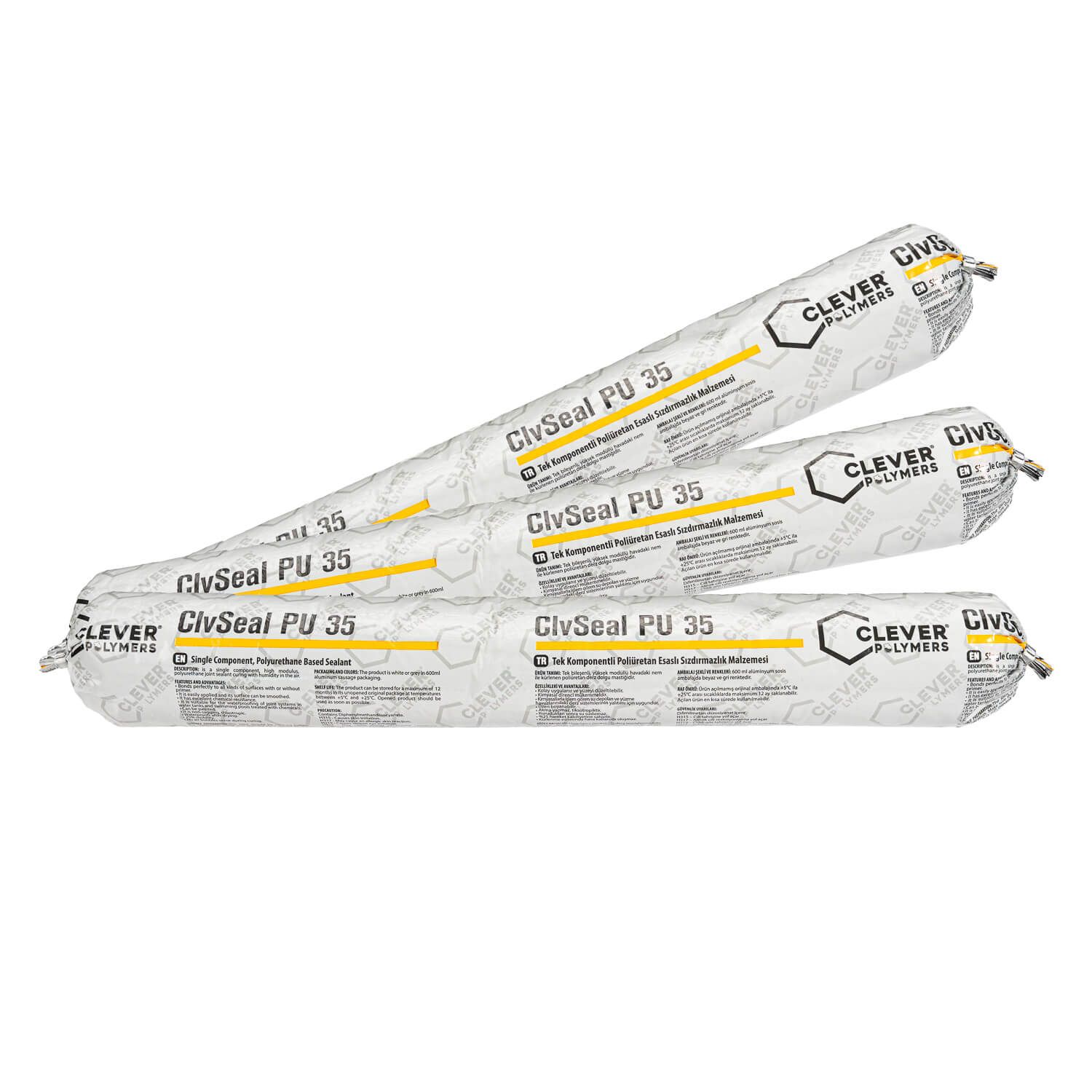 1K-Polyurethan-Dichtstoff CLEVER ClvSeal PU35 – 0,7 kg (600 ml) 1K-Polyurethan-Dichtstoff CLEVER ClvSeal PU35 – 0,7 kg (600 ml)