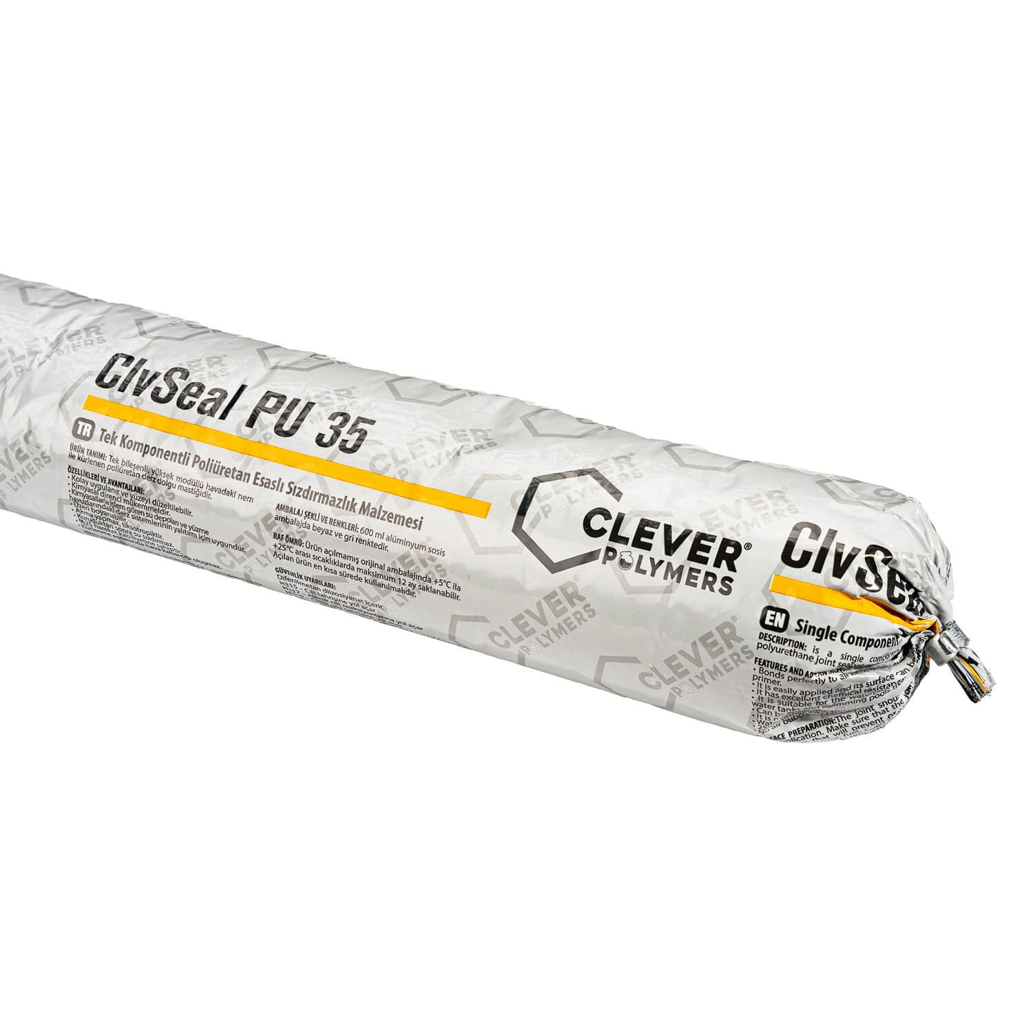 1K-Polyurethan-Dichtstoff CLEVER ClvSeal PU35 – 0,7 kg (600 ml) 1K-Polyurethan-Dichtstoff CLEVER ClvSeal PU35 – 0,7 kg (600 ml)
