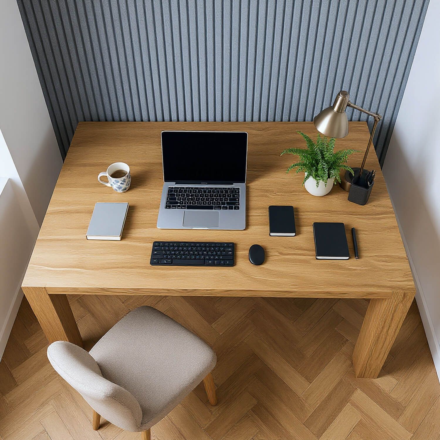 Lamele Ścienne Dekoracyjne Szary Brokat 2,4 x 16,8 cm – dł. 2,7 m