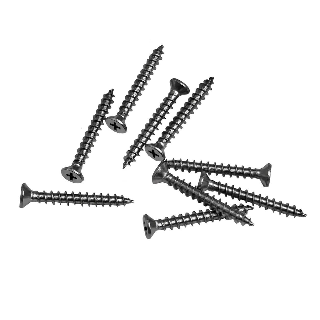 Schraube 4 x 30 mm aus Edelstahl Silber – 100 Stück