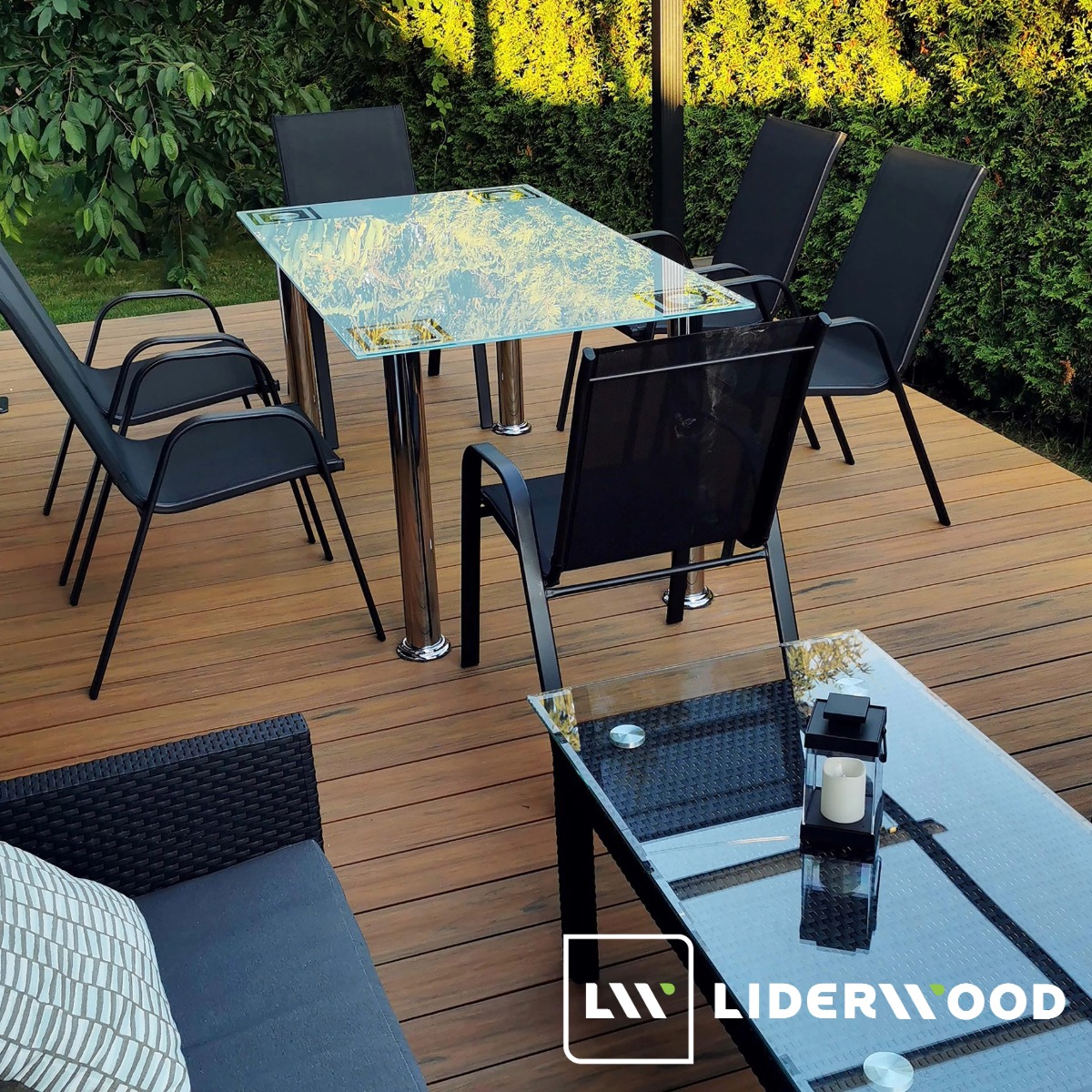 Fassade und Terrassendielen im Frühling - Frühlingsneuheiten bei Liderwood