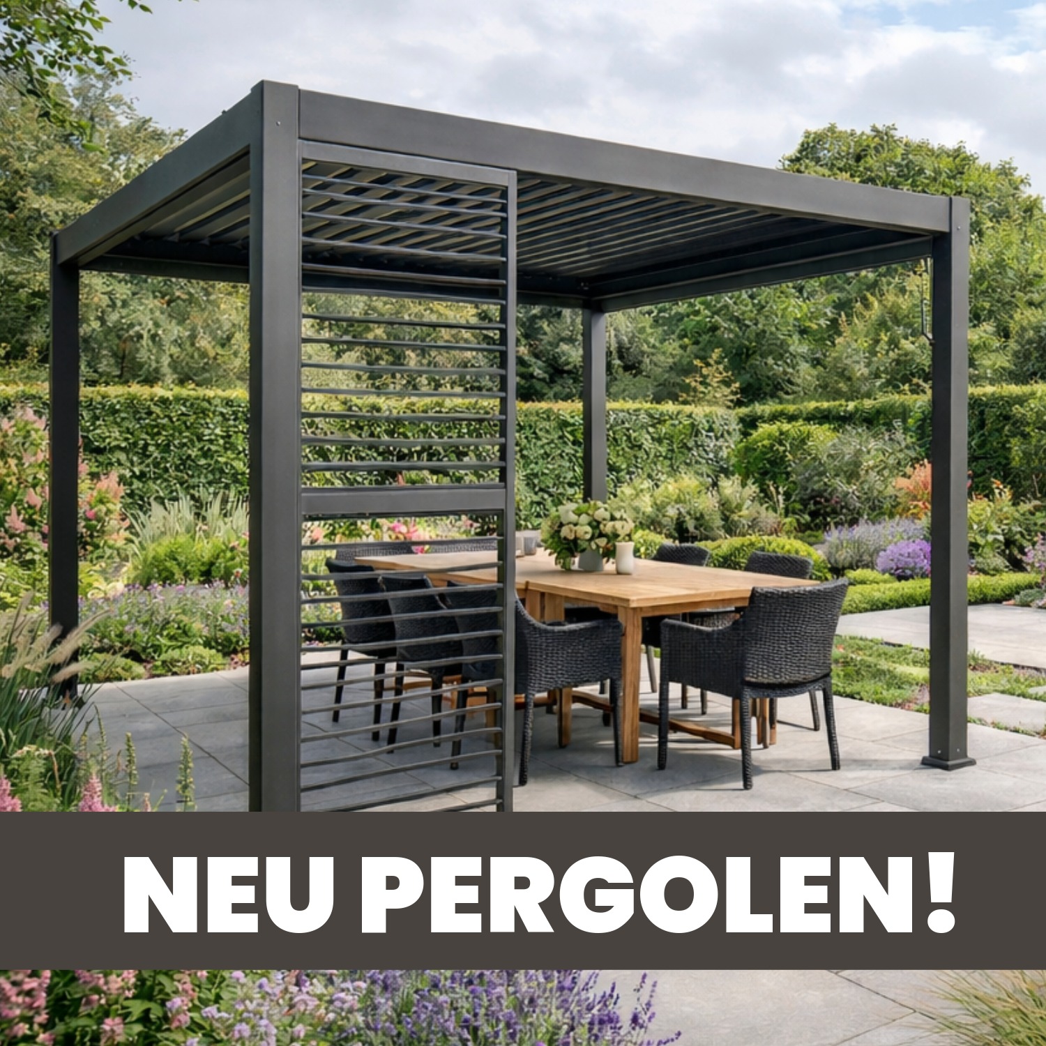 Moderne Pergolen – komfortabler Raum an Ihrem Haus das ganze Jahr über